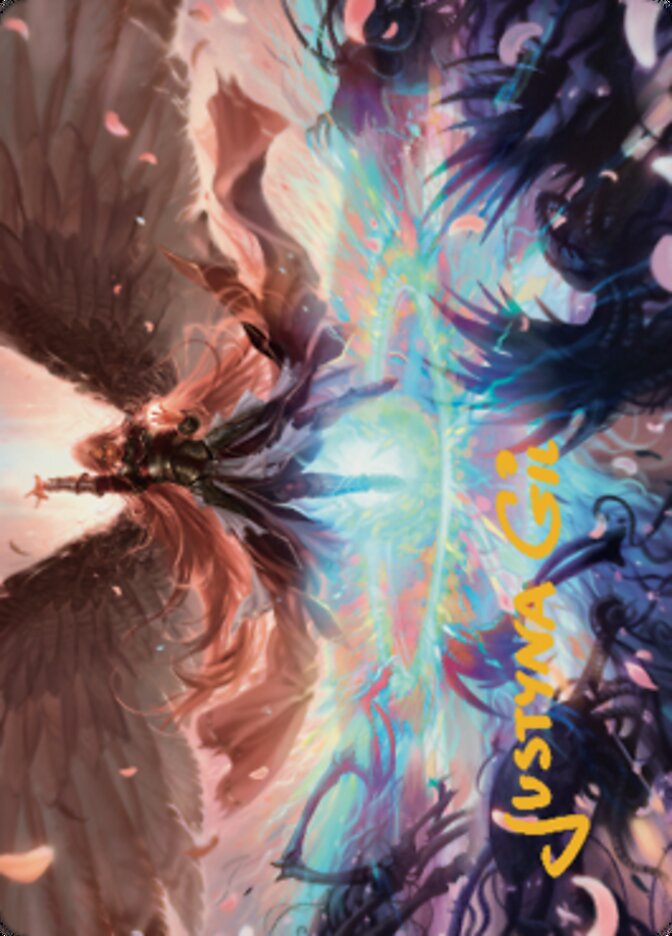 Iridian Maelstrom Art Card (Gold-Stamped Signature) [Dominaria United Art Series] | PLUS EV GAMES 