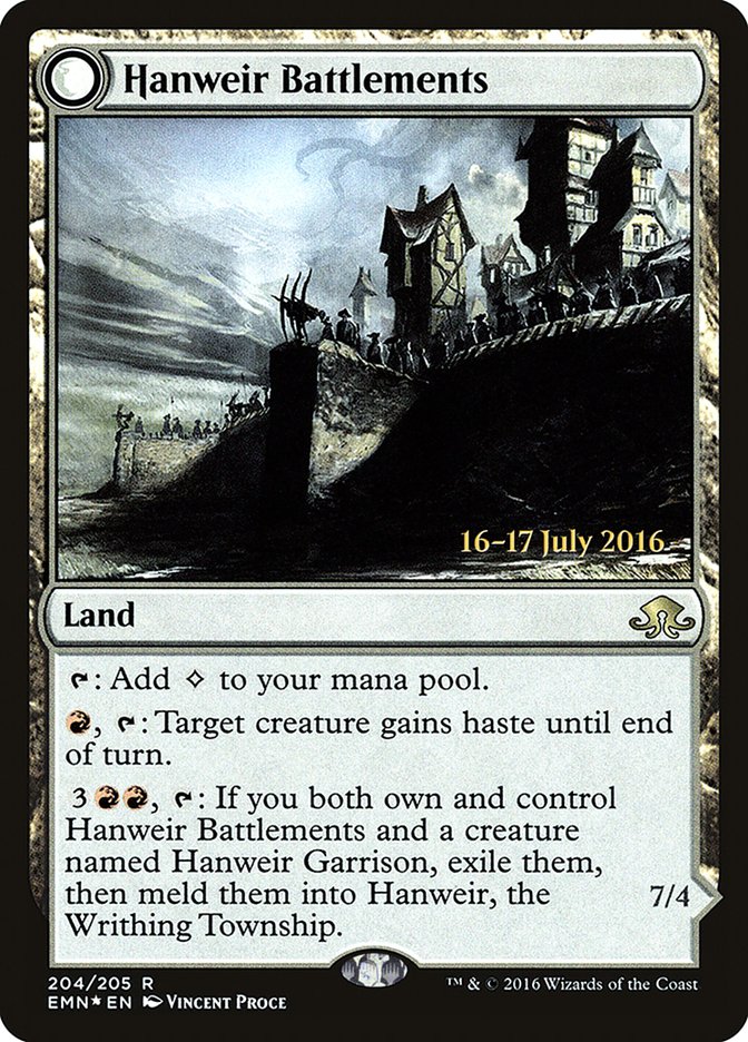 Hanweir Battlements  [Eldritch Moon Prerelease Promos] | PLUS EV GAMES 