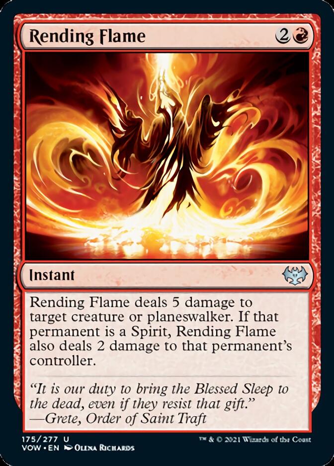 Rending Flame [Innistrad: Crimson Vow] | PLUS EV GAMES 