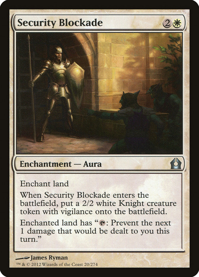 Security Blockade [Return to Ravnica] | PLUS EV GAMES 