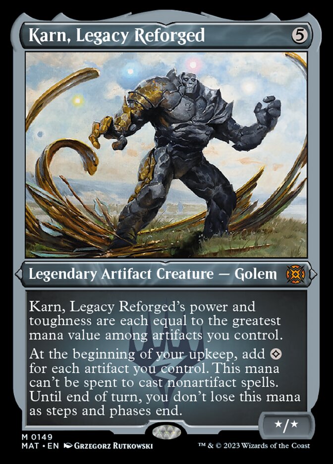 Karn, Legacy Reforged (Foil Etched) [March of the Machine: The Aftermath] | PLUS EV GAMES 