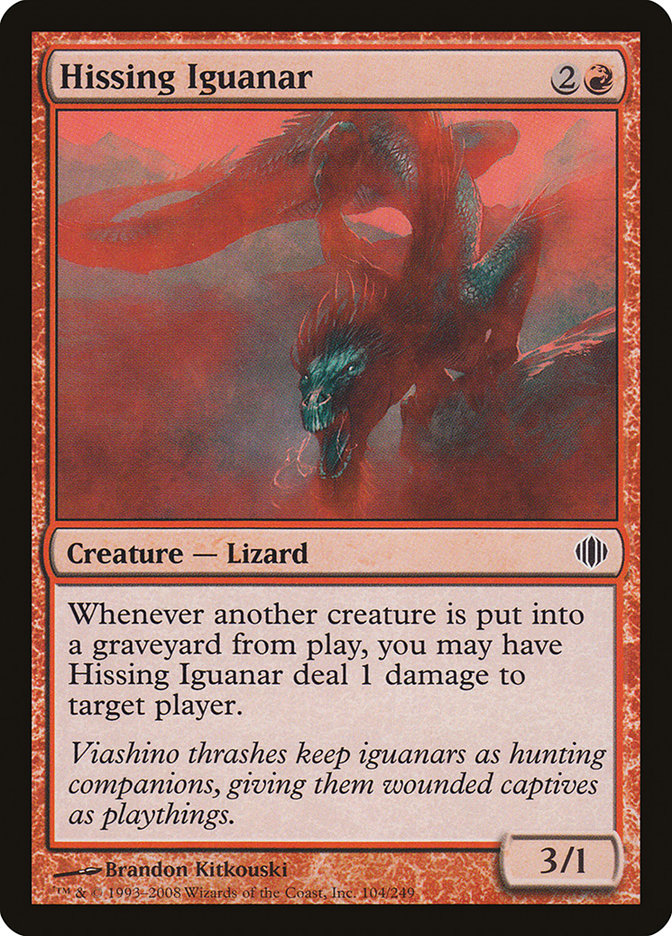 Hissing Iguanar [Shards of Alara] | PLUS EV GAMES 