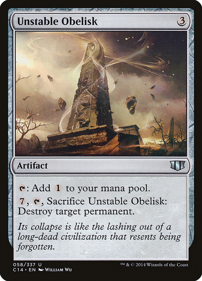 Unstable Obelisk [Commander 2014] | PLUS EV GAMES 