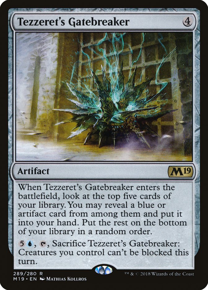 Tezzeret's Gatebreaker [Core Set 2019] | PLUS EV GAMES 