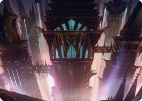 Skybridge Towers Art Card [Streets of New Capenna Art Series] | PLUS EV GAMES 