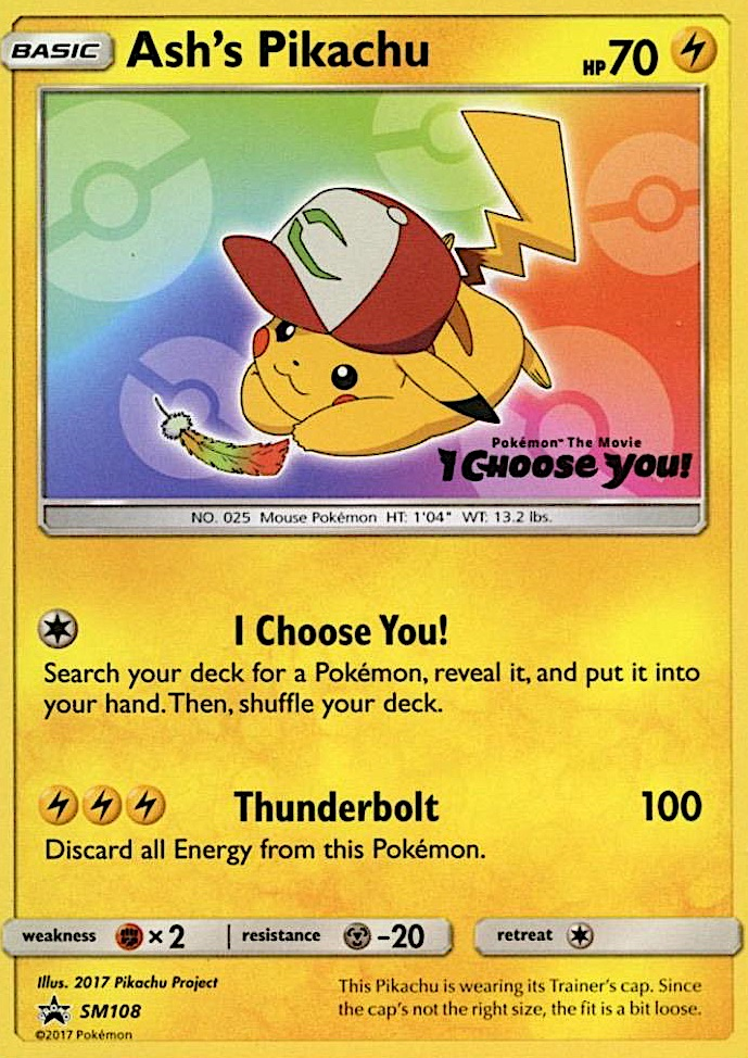 Ash's Pikachu [SM Black Star Promos]