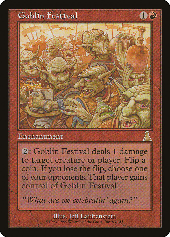 Goblin Festival [Urza's Destiny] | PLUS EV GAMES 