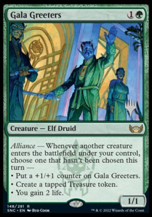 Gala Greeters (Promo Pack) [Streets of New Capenna Promos] | PLUS EV GAMES 