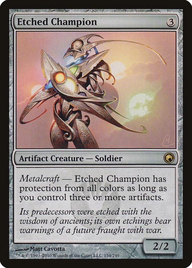 Etched Champion [Scars of Mirrodin] | PLUS EV GAMES 