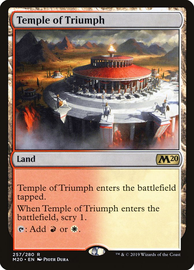 Temple of Triumph [Core Set 2020] | PLUS EV GAMES 