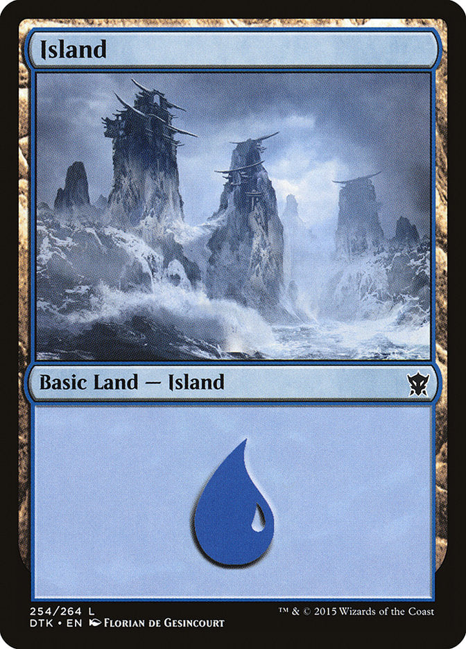 Island (254) [Dragons of Tarkir] | PLUS EV GAMES 