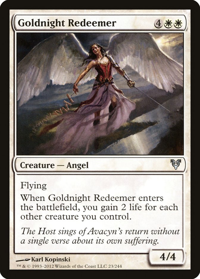 Goldnight Redeemer [Avacyn Restored] | PLUS EV GAMES 