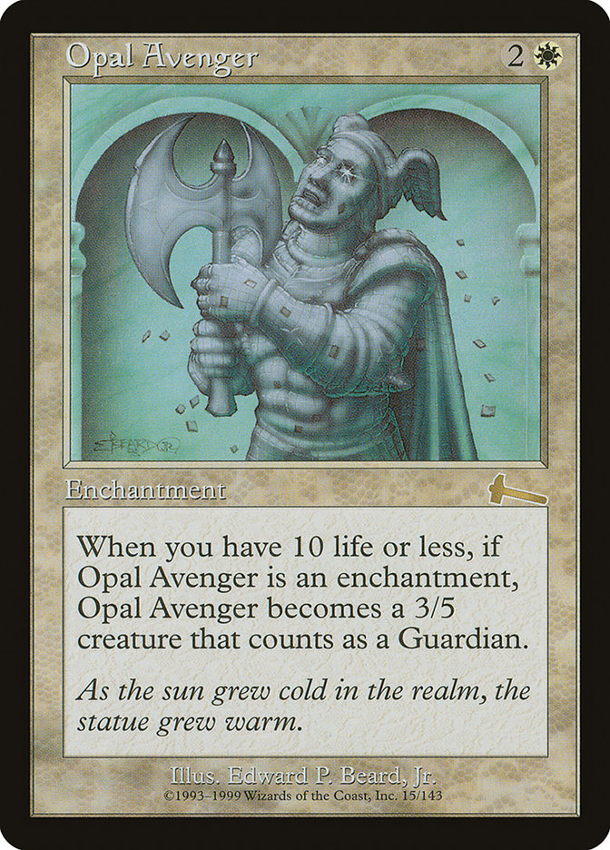 Opal Avenger [Urza's Legacy] | PLUS EV GAMES 