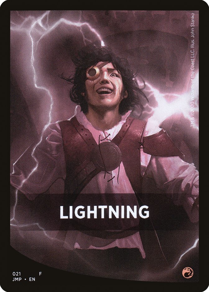 Lightning Theme Card [Jumpstart Front Cards] | PLUS EV GAMES 