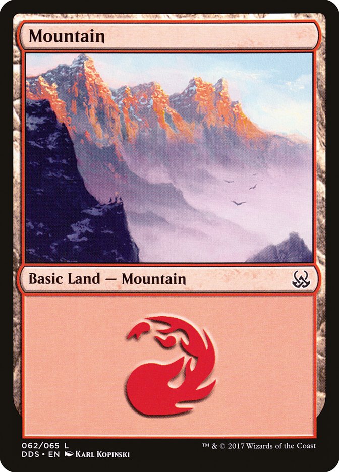 Mountain (62) [Duel Decks: Mind vs. Might] | PLUS EV GAMES 
