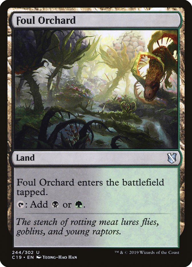 Foul Orchard [Commander 2019] | PLUS EV GAMES 