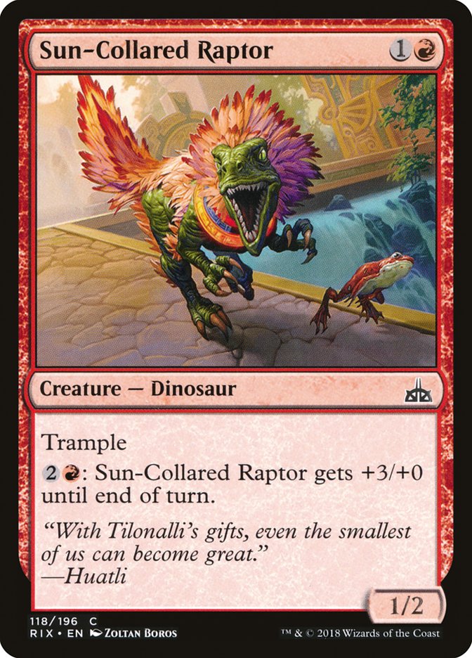 Sun-Collared Raptor [Rivals of Ixalan] | PLUS EV GAMES 