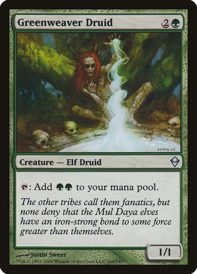 Greenweaver Druid [Zendikar] | PLUS EV GAMES 