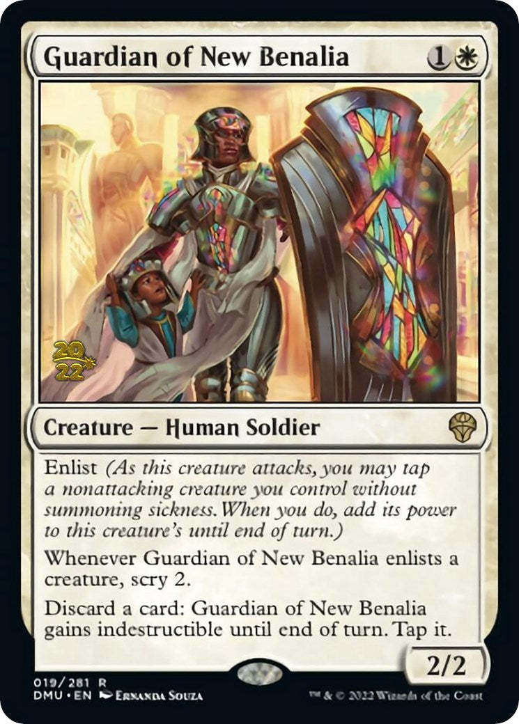 Guardian of New Benalia [Dominaria United Prerelease Promos] | PLUS EV GAMES 