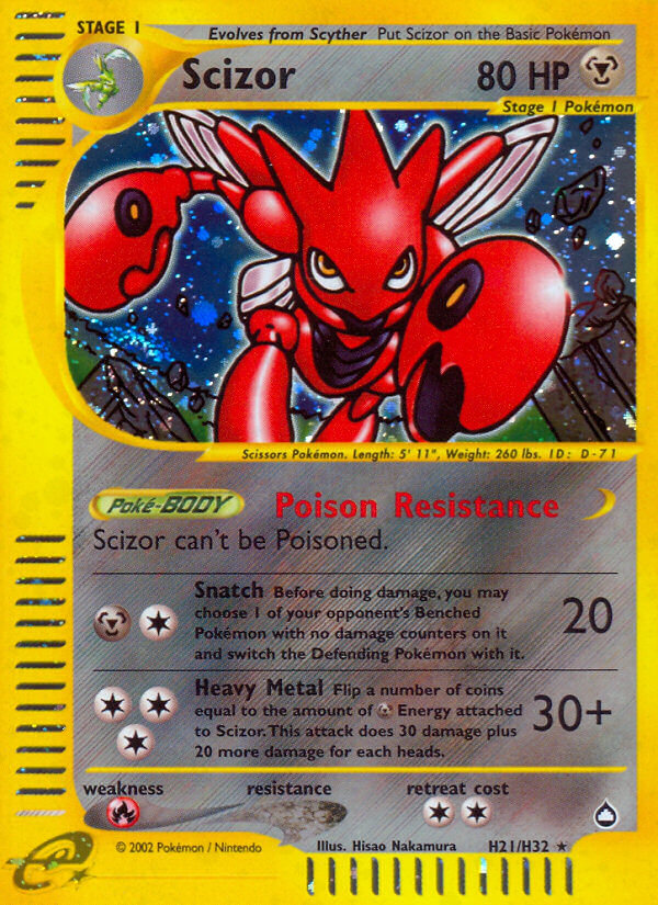 Scizor (H21) [Aquapolis] | PLUS EV GAMES 