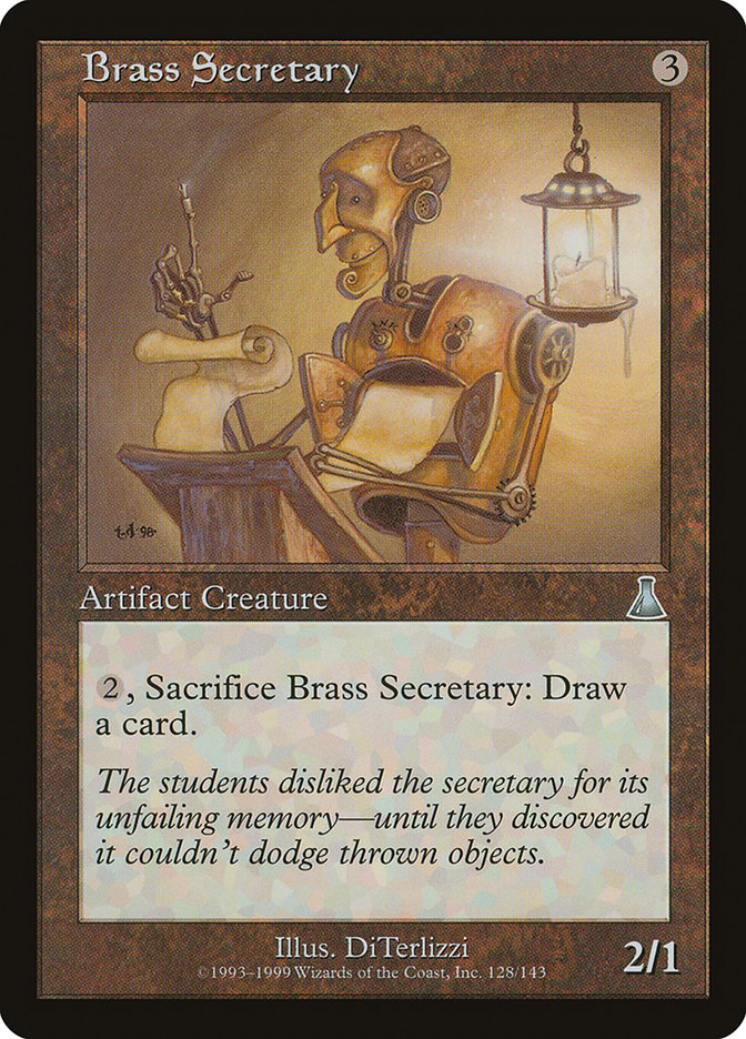 Brass Secretary [Urza's Destiny] | PLUS EV GAMES 