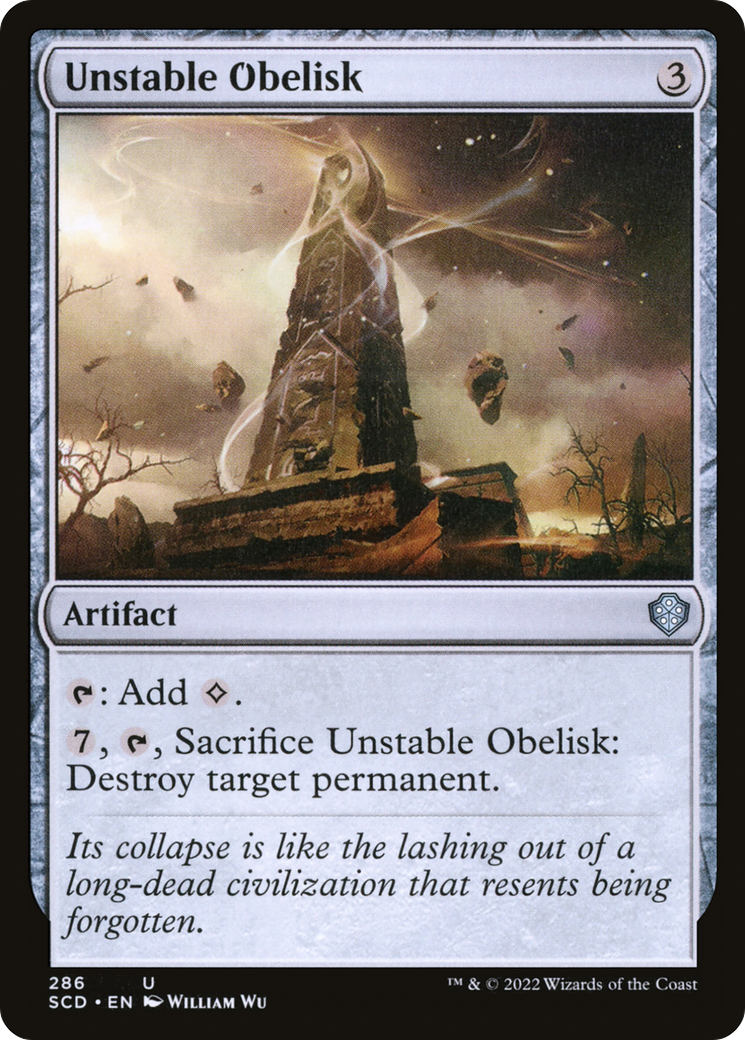 Unstable Obelisk [Starter Commander Decks] | PLUS EV GAMES 