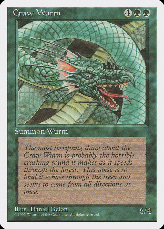 Craw Wurm [Fourth Edition] | PLUS EV GAMES 