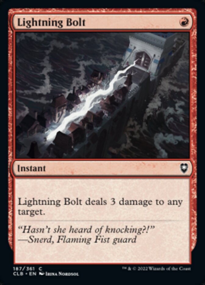 Lightning Bolt [Commander Legends: Battle for Baldur's Gate] | PLUS EV GAMES 