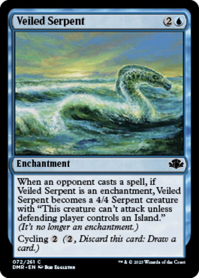 Veiled Serpent [Dominaria Remastered] | PLUS EV GAMES 