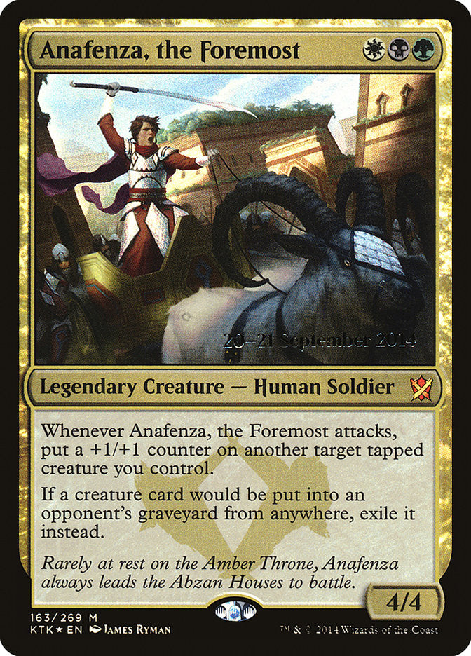 Anafenza, the Foremost  [Khans of Tarkir Prerelease Promos] | PLUS EV GAMES 