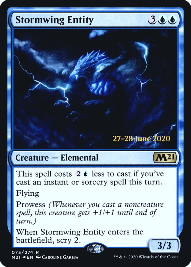 Stormwing Entity  [Core Set 2021 Prerelease Promos] | PLUS EV GAMES 