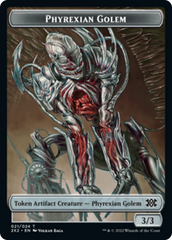 Egg // Phyrexian Golem Double-sided Token [Double Masters 2022 Tokens] | PLUS EV GAMES 