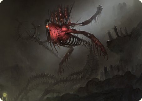 Drivnod, Carnage Dominus Art Card [Phyrexia: All Will Be One Art Series] | PLUS EV GAMES 