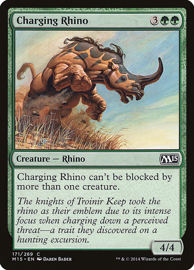 Charging Rhino [Magic 2015] | PLUS EV GAMES 