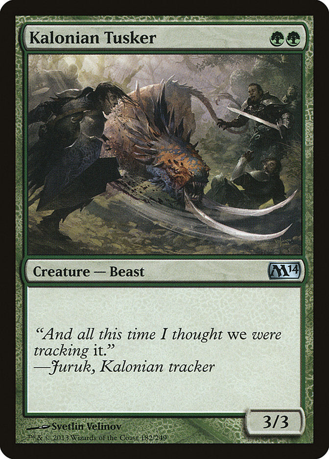 Kalonian Tusker [Magic 2014] | PLUS EV GAMES 