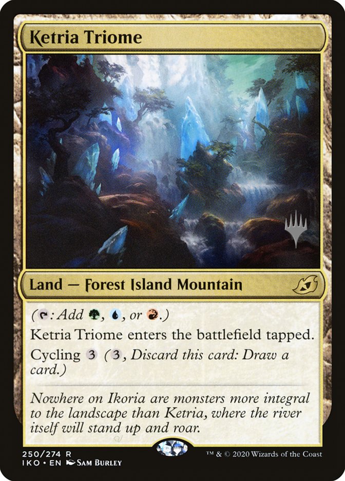 Ketria Triome (Promo Pack) [Ikoria: Lair of Behemoths Promos] | PLUS EV GAMES 