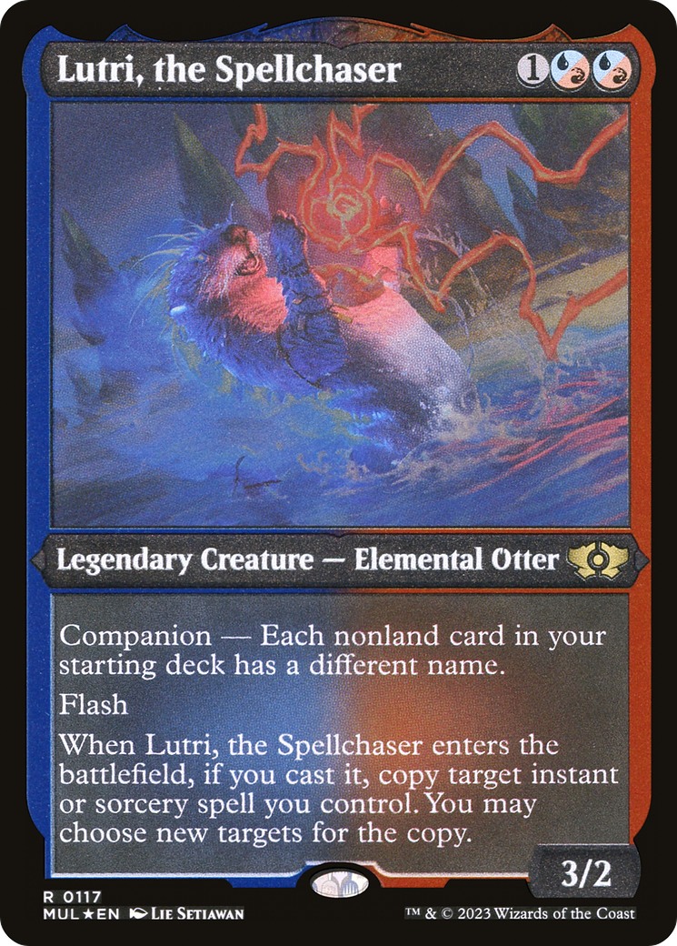 Lutri, the Spellchaser (Foil Etched) [Multiverse Legends] | PLUS EV GAMES 