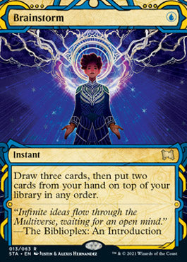 Brainstorm (Etched Foil) [Strixhaven Mystical Archive] | PLUS EV GAMES 