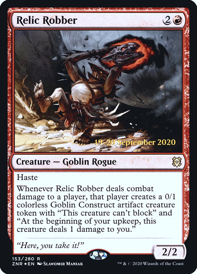 Relic Robber  [Zendikar Rising Prerelease Promos] | PLUS EV GAMES 