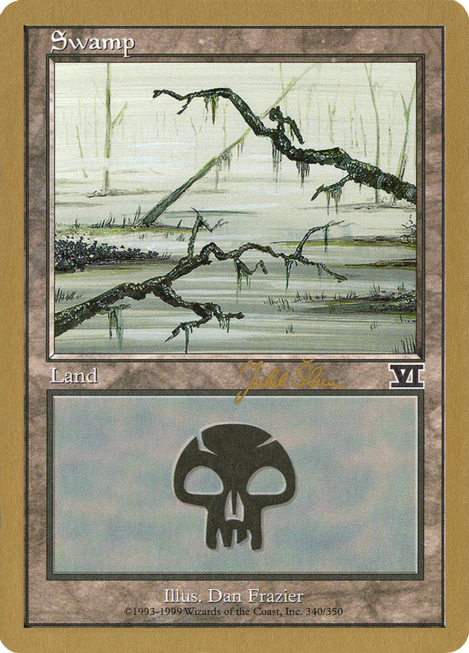 Swamp (js340b) (Jakub Slemr) [World Championship Decks 1999] | PLUS EV GAMES 