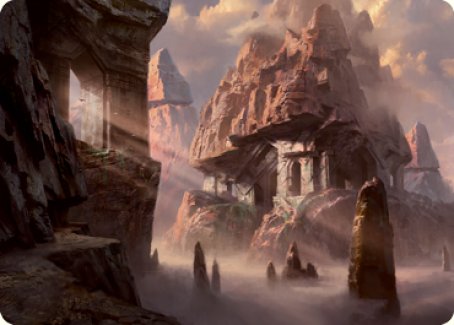 Mountain (277) Art Card [Dungeons & Dragons: Adventures in the Forgotten Realms Art Series] | PLUS EV GAMES 