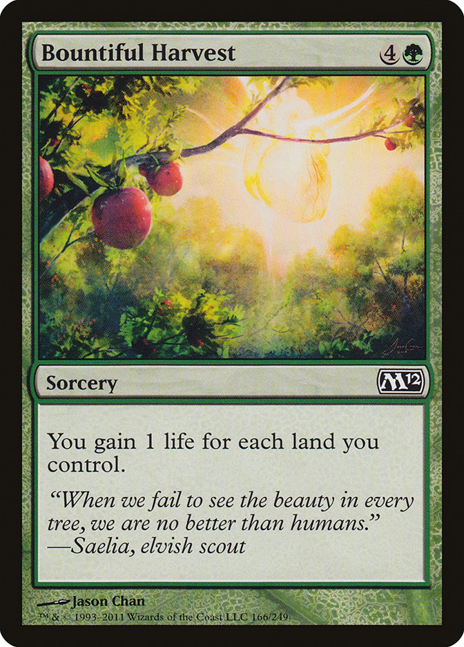 Bountiful Harvest [Magic 2012] | PLUS EV GAMES 