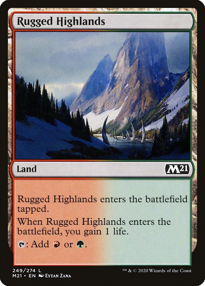 Rugged Highlands [Core Set 2021] | PLUS EV GAMES 