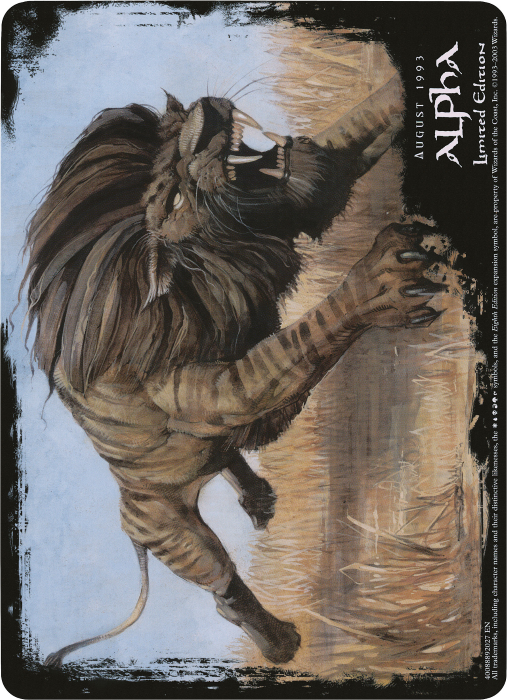Savannah Lions (Oversized) [Eighth Edition Box Topper] | PLUS EV GAMES 