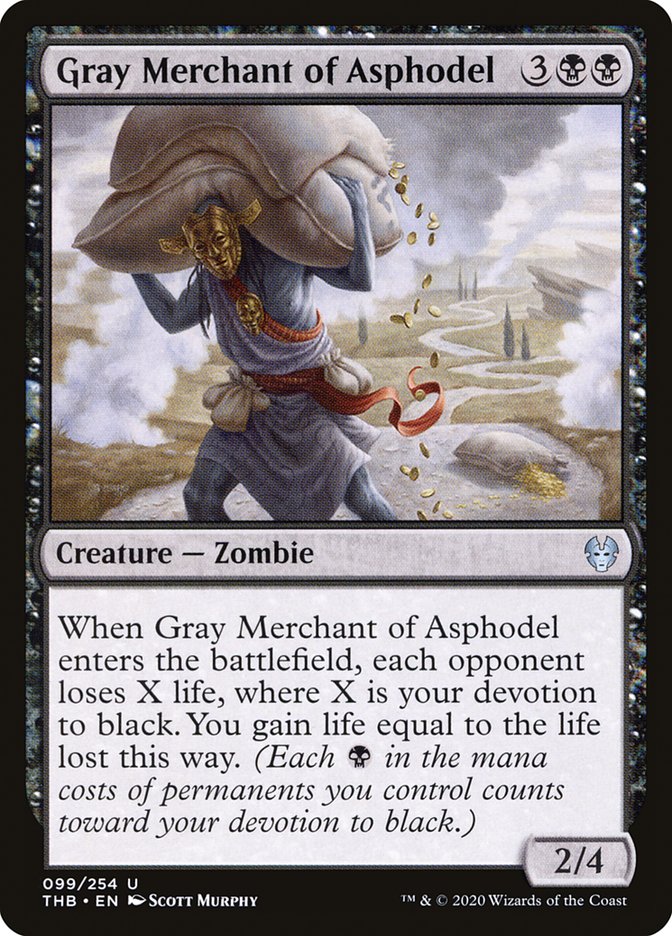 Gray Merchant of Asphodel [Theros Beyond Death] | PLUS EV GAMES 