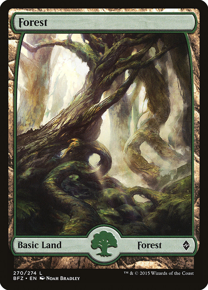 Forest (270) [Battle for Zendikar] | PLUS EV GAMES 