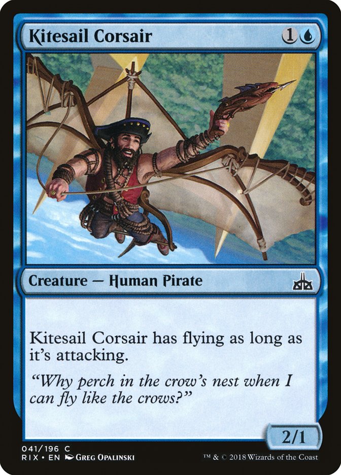 Kitesail Corsair [Rivals of Ixalan] | PLUS EV GAMES 