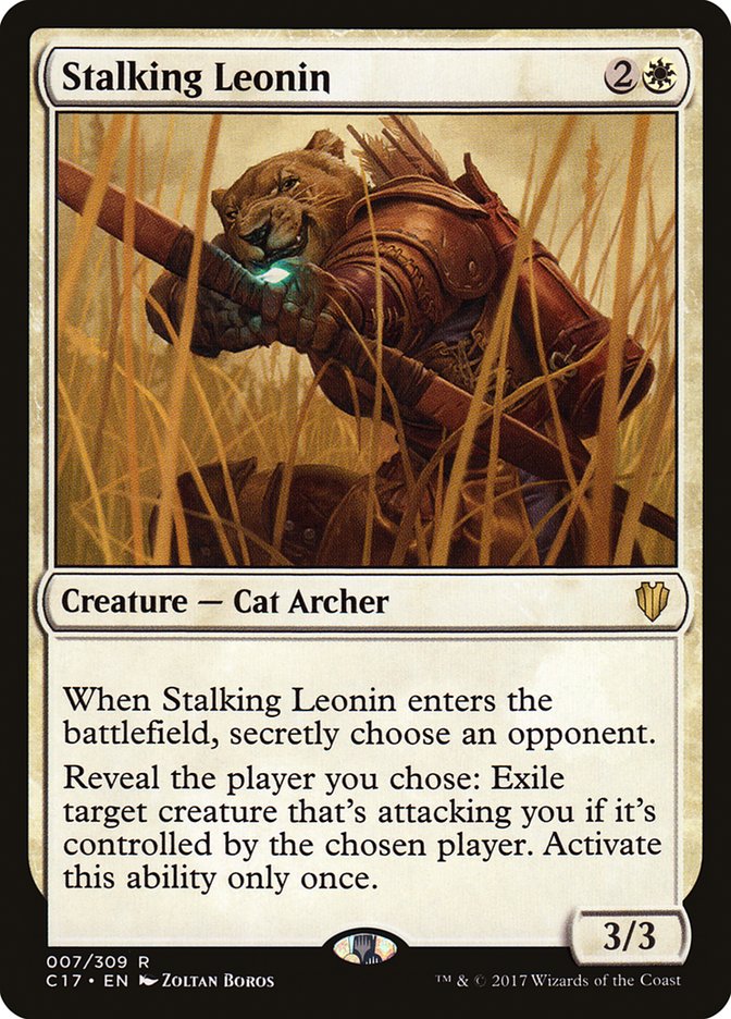 Stalking Leonin [Commander 2017] | PLUS EV GAMES 