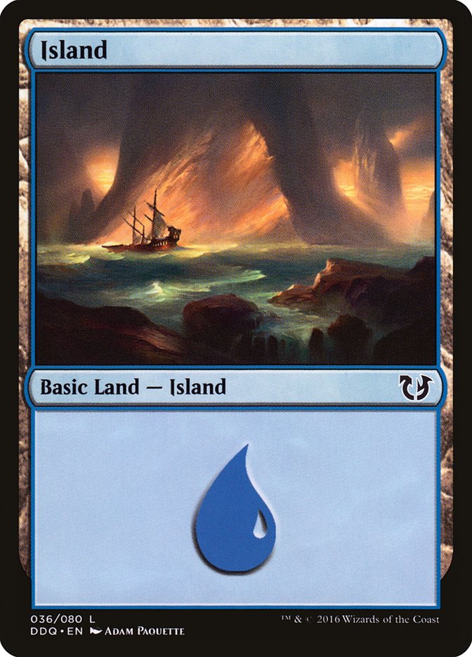 Island (36) [Duel Decks: Blessed vs. Cursed] | PLUS EV GAMES 