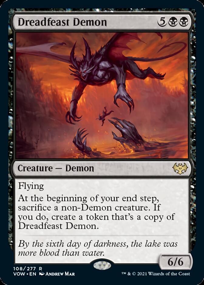 Dreadfeast Demon [Innistrad: Crimson Vow] | PLUS EV GAMES 